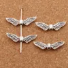 Liga Angel Wing Charme Loose Beads 23.9x7.9mm Antique Silver Spacers Findings de jóias L192 200 pcs / lote