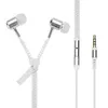 For iphone 6 6s Plus earphone Zipper 3.5mm In-Ear Earbuds Samsung S6 Headphones For Moto HTC Sony, and LG with Retail Package