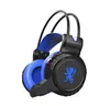 PLEXTON PC830 NEW Vibration Bass Stereo Dator Gaming Hörlurar med andning LED Light Headsets Game + Mic PC Levande effekter