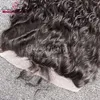 4PCS بيرو الموجة الطبيعية المنك الحياكة الشعر مع 13x4 الرباط أمامي إغلاق Greatremy المنك العذراء حزم الشعر الإنسان مع الأذن إلى الأذن أمامي