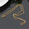 Wholesale Fashion Box Chain 18K Gold Plated Chains Pure 925 Silver Necklace long Chains Jewelry for Children Boy Girls Womens Mens 1mm 16/18/20/22/24inch