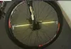 Nuovo arrivo bicicletta fai da te ha parlato della ruota della gomma della bici luce programmabile LED a doppia faccia schermo immagine notte giro in bicicletta