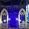 3mx6m LED Wedding Party Curtain LED Star Cloth Black Stage Backdrop LED Star Cloth Curtain Light Wedding Decoration MYY1668