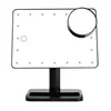 Verstelbare 20 LED's verlichte make-upspiegel touchscreen draagbare vergrootgrootheid ijdelheid tafelblad lamp cosmetische spiegel make-up tool