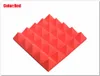 New arrival Pyramid acoustic foam 50x50x8cm Blue Color Acoustic Studio Soundproofing Foam Sound Absorption foam Wall Panels for Music Rooms