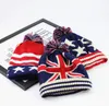 겨울 모자 여자 미국 미국 깃발 Beanie 겨울 남자를위한 온난 한 뜨개질을 한 모자 모자 Skullies Beanies Gorros Femme 모자