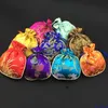 Cotton filled Small Silk Fabric Drawstring Bags For Jewelry Gift Crafts Storage Pouch wholesale 50pcs/lot