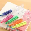6 PCS Lovely Kawaii Fluorescent Simulation Watercolor Pens Highlighters Marker Pen Korean Stationery School Supplies