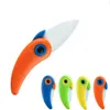 Mini oiseau en céramique LNIFE poche pliante oiseau LNIFE fruits Paring LNIFE en céramique avec poignée ABS colorée outils de cuisine Gadget254k