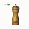 5810 pouces en bois Salt Pepper Grinders Sauce Salt Sauce au poivre Moulin à mouler Muller Muller Stick Pepper Mill Kitchen Tools WX91017312299