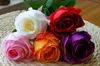 2016 het försäljning 6 huvuden konstgjorda blommor bukett simulering stora knoppar bukett hem parti bröllop dekor flores artificiales