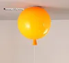 Kolorowa lampa balonowa lampa sufitowa 250mm nowoczesny minimalistyczny kreatywny łóżko kreskówki dzieci w przedszkolu sypialnia lampa sufitowa