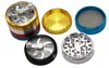 Rainbow Herb Grinders D63 mm 4 -Wayer aluminium aluminium Grindery Tobacco młynek do czystych górnych okien