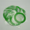 Jakość FDA food grade wielokrotnego użytku nieprzywierający koncentrat wosk bho slick oil okrągły żaroodporny silikonowy dab pad mat z włókna szklanego