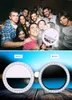 Mini Portable Charm Oczy 36 LED Pierścień Selfie Wypełnij Light Camera Photography Spotlight Flash Pocket Clip dla iPhone / iPad / Samsung Tabletki