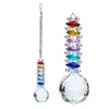 5PCS Hanging K9 Crystal Suncatcher 30MM Ball Chandelier Part Prism Hanging Glass Chakra Feng Shui Pendants Home Decorations W02833019966