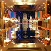 10m Per lot 1m Wide Shine Silver Mirror Carpet Aisle Runner For Romantic Wedding Favors Party Decoration Free Shipping