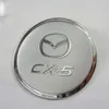 Mazda CX5 CX 5 CX5 TANK COVER Rostfritt stål Oljebränsle CAP Gas Tank Cover TRIM för 2013 2014 MAZDA CX5 Biltillbehör2727567