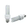 100 قطع e27 2835 smd led مصابيح 85-265 فولت 7 واط u شكل الصمام الاضواء الذرة led لمبة عيد الثريا شمعة الإضاءة 360 درجة