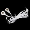 2,5 мм Plug 2 Кнопки Электрода Десятки Ведущие провода Соединительные кабели для цифровой терапии Машина Массажер Массажер электрода Медицинский кабель