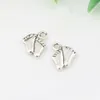 500pcs/lots Antique Silver Alloy Feet Beads Charm Pendant For Jewelry Making Bracelet Necklace Findings 8mmx11.2mm