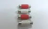 200 stks RCA AV Video Audio Vrouwelijke Joiner Coupler Adapter Rood + Wit