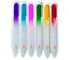 9cm glasspikfiler Slitstark kristallfil Nagelbuffert Nail Care 6 Candy Colors D896