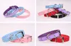 2016 Row Rhinestone Dog Collar Diamante Pet Collars Pu Leather XS S M WJIA012