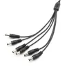 Edison2011 1 DC Kvinna till 3458 MAN PLUCK PLUTSKORTSKONTAKTER ADAPTER CABLE SPLITTER FÖR CCTV SECURITY LED Strip1672400