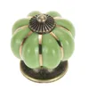 1pcs 40mm Vintage Balkabağı Seramik Kapı Düğmeleri Koyin Mutfak Kapısı Mobilya Dolabı Çekmecesi Dolap Knobs5698143