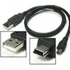 2000PCS 80cm Charge Data Cable Mini USB 2.0 En Man till Mini 5 Pin B Adapter för MP3 MP4 Player Digitalkamera Telefon Hög kvalitet
