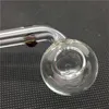 14cm (5,5 cala) zakrzywiona szklana rura palnika oleju z różnymi kolorowymi równoważnikami Pyrex Pipes wodny Bubbler Udogodnienia dla palących