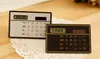 Kalkulator karty słonecznej Mini kalkulator Solar Solar Małe Slim Credim Credit Cards Solars Power Pocket Ultrathin Kalkulatory SUP9944025