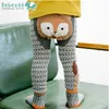 Marke Kleidung Cartoon Streifen Baby Leggings Elastische Baumwolle Weiche Mädchen PP Hosen Fuchs Pinguin Lion Kinder Strumpfhosen 6931