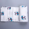 INS 2 layer Kids Blankets Winter Warm cotton Blankets infant Swaddling flower geometry print baby bed sheet Sleeping Bag 25 styles C2913