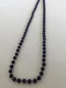 ST0297 Collane lunghe fantasia Boho per donna Collana annodata con lapislazzuli da 8 mm in gioielli in pietra personalizzati da 38 pollici