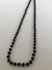 ST0297 Fantaisie Boho Long Colliers Pour Femmes 8mm Lapis Noué Collier en 38 pouces Personnalisé Pierre Bijoux