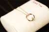 Popular Punk Necklace & Pendant Crystal Round Choker Necklace Gold Plated Chain Necklace for Women Fashion Jewelry Accessories