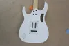 Custom 24 Frets V WH White RARE Electric Guitar Scalloped Fretboard Abalone Tree Of Line Inlay Gold Floyd Rose Tremolo Tailpiece