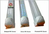 Stock in USA ( tube+base ) integrated LED tube light lamp T8 2400mm 2.4M 8 FT 72W SMD2835 384lchhips LED lights bulb