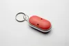 Anti-Lost Finder Sensor Alarm Whistle Key Finder LED With Batteries Safely Security Keychain Whistle Sound LED Light High Quality