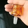 Szklane rurki do palenia produkują ręcznie dmuchane bongs Nowe kolorowe duchowe bąbelkowe głowę