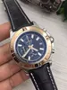 8 estilos de qualidade novos relógios Men Superocean II Heritage 46 Cintos de couro assistir cronógrafo de quartzo wristwatches293w