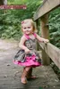 Lovely Camo Baby Girl Dresses 2016 Fushia Straps Bowknot Girls Pageant Gowns Kids Christmas Party Dresses flower girl dress for wedding