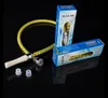YJ 6-8mm interface Universal gold hose straw, color, style, random delivery, Water pipes, glass bongs, glass Hookahs, smoking pipe