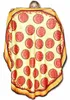 Round Yoga Mat Picnic Picket Pizza Hamburger Donut Polyester Pêssego Toalha de toalha de toalha