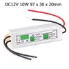 10PCS / LOT DC 12v 10w 15W 20W 30W 36W 50W 60W 80W 100w 150w 200ww Ded Outdoor Water Control Driver Switch Power Supply Supply Ip67