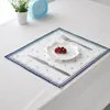 White linen table cloths,European style Pure white color cloth,Upscale cafe restaurant table cover towels