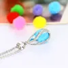 Locket Pendant Necklace Censer Aromatherapy Essential Oil Diffuser Necklace Pendants Send chain and Oils Pads as G9339344