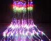 LED Waterfall String Gordijn Licht Waterstroom Kerstmis 6 M * 1.5m 300 LED's Bruiloft Vakantie Decoratie Fee String Lights